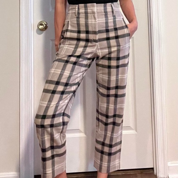 Aritzia WILFRED Plaid Pants ~ size 0 - Picture 2 of 11